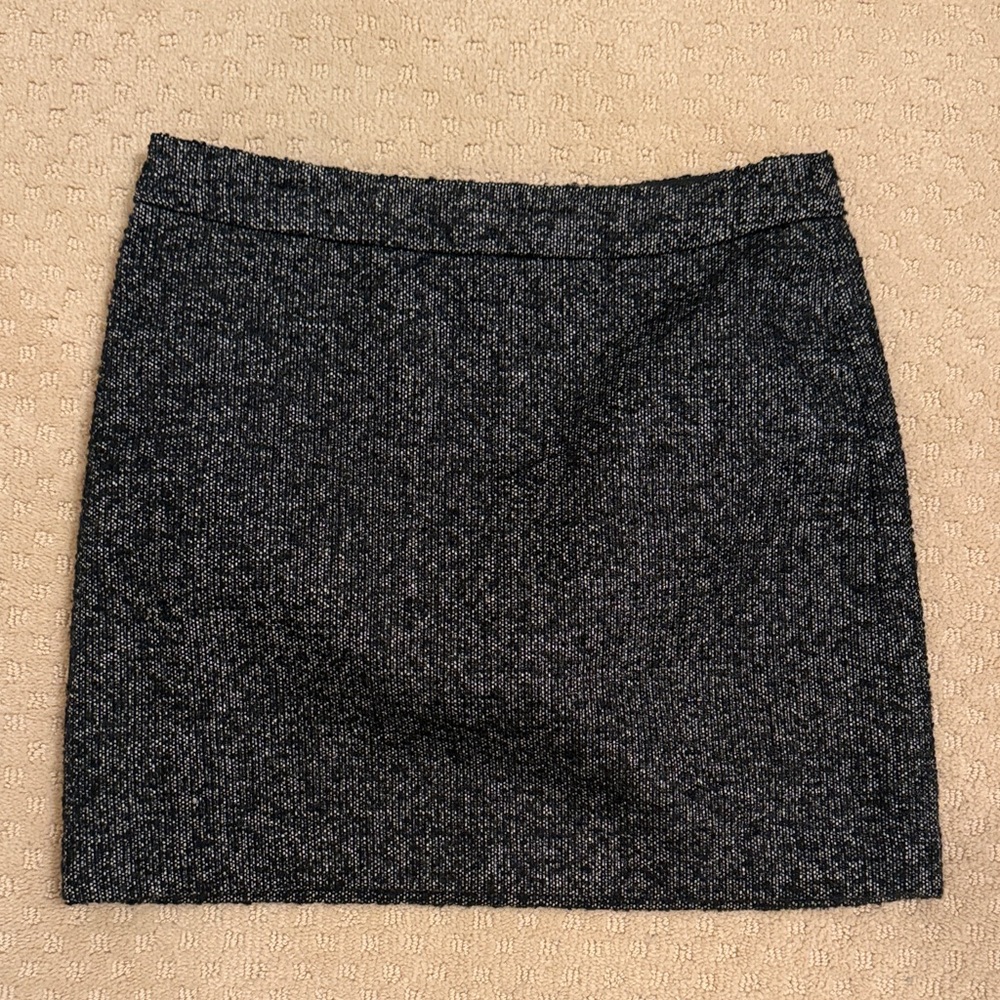 GAP Charcoal Tweed Mini Skirt